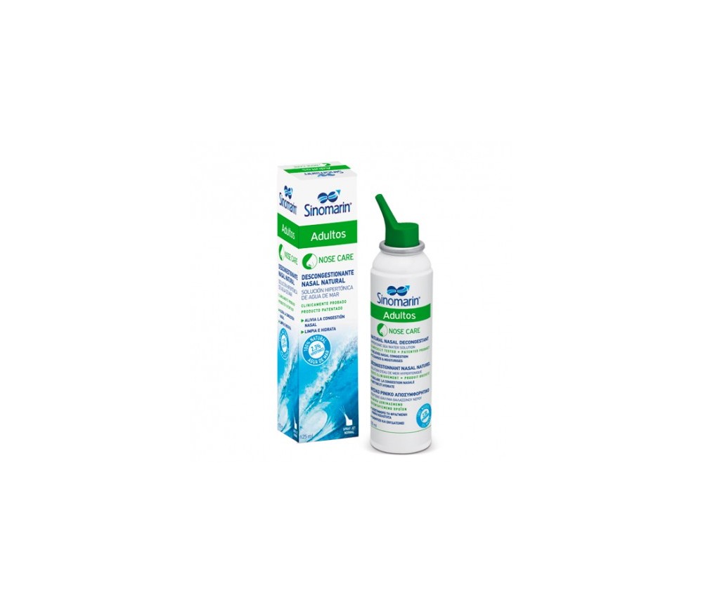 Sinomarin Mini spray agua de mar hipertónica 30 ml limpieza nasal