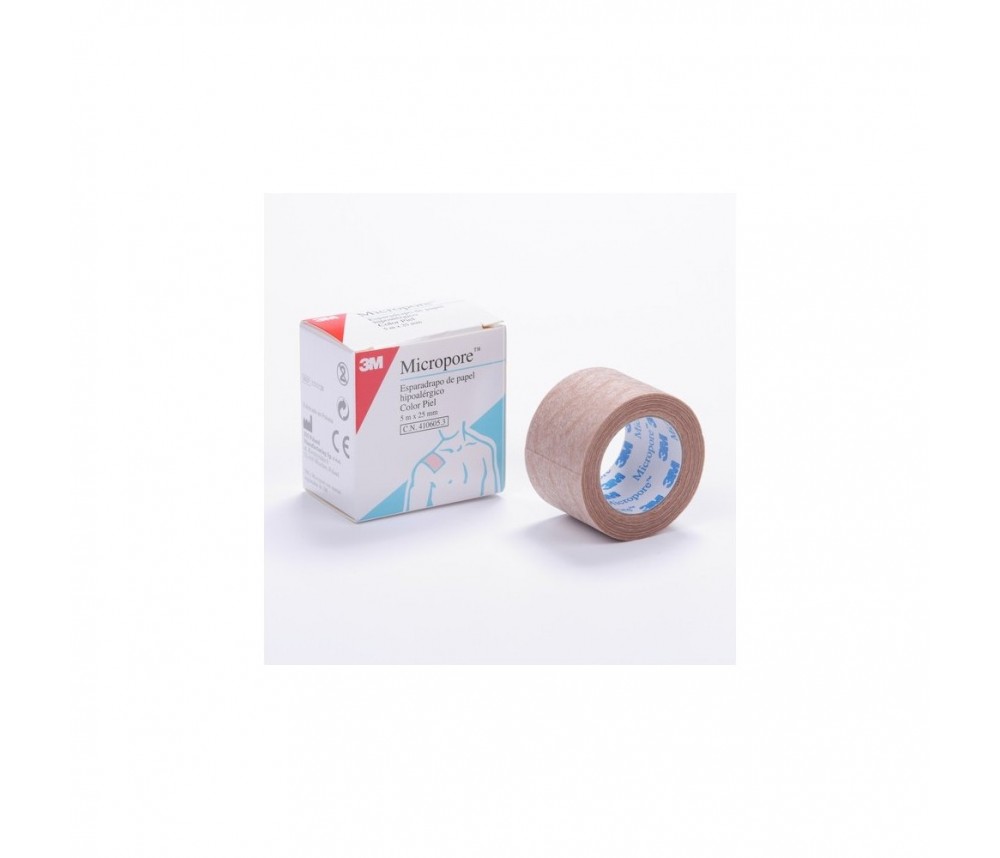 3m Nexcare Sensitive Tape Esparadrapo Hipoalergico 1 Unidad 5 M X 2,5 Cm  Color Carne